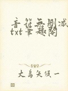 音符无删减全文txt笔趣阁