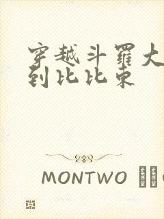 穿越斗罗大陆推到比比东