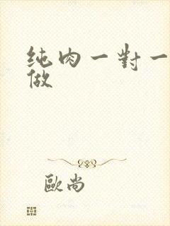 纯肉一对一到处做