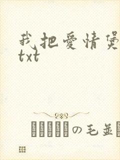 我把爱情煲成汤txt