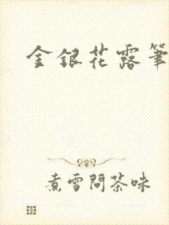 金银花露笔趣阁