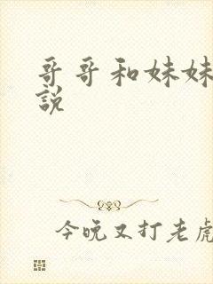 哥哥和妹妹的小说