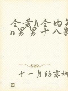 全黄h全肉短篇n男男十八籽