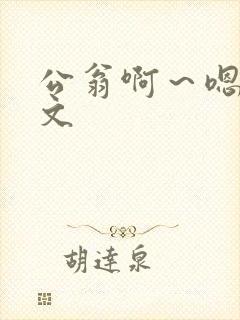 公翁啊～嗯啊h文