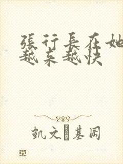 张行长在她体内越来越快