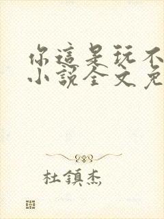 你这是玩不起呀小说全文免费阅读