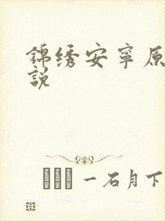 锦绣安宁原著小说
