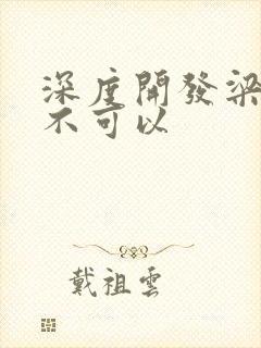 深度开发梁医生不可以