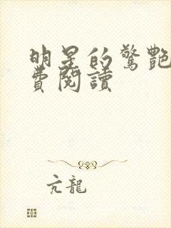 明星的惊艳史免费阅读