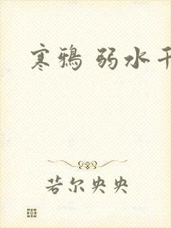 寒鸦 弱水千流