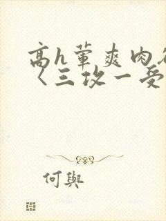 高h荤爽肉欲文〈三攻一受