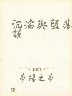 沉沦与堕落的小说