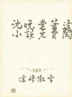 沈晚棠萧清渊的小说免费阅读