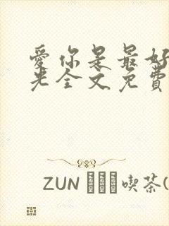 爱你是最好的时光全文免费阅读