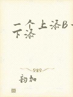 一个上添B一个下添