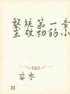 系统第一章给宿主破初的小说