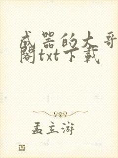 成器的大哥笔趣阁txt下载