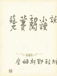 苏若初小说全文免费阅读