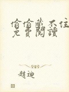 偷偷藏不住小说免费阅读