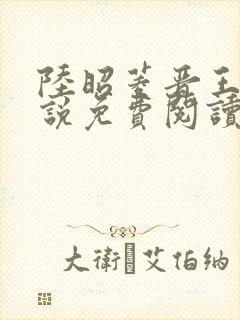 陆昭菱晋王的小说免费阅读
