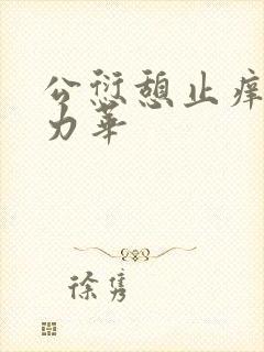 公愆憩止痒古悦力华