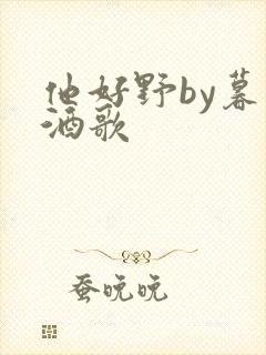 他好野by暮色酒歌