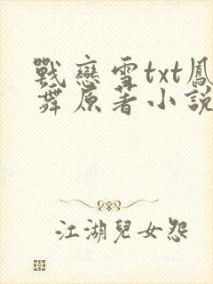 战恋雪txt凤舞原著小说