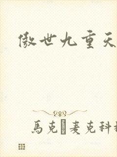 傲世九重天小说