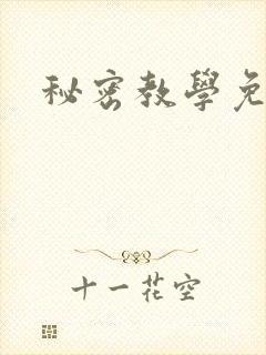 秘密教学免费