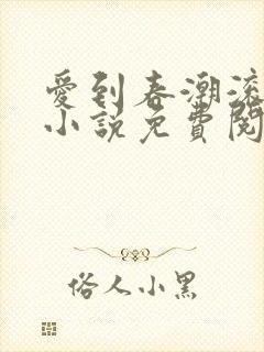 爱到春潮滚滚来小说免费阅读