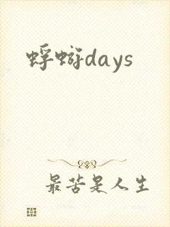 蜉蝣days