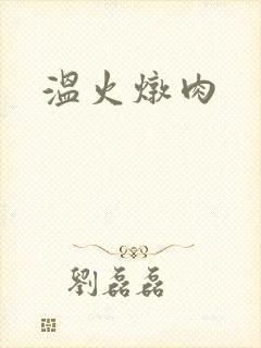 温火炖肉