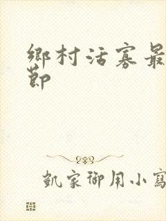 乡村活寡最新章节