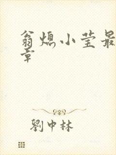 翁熄小莹最新节章