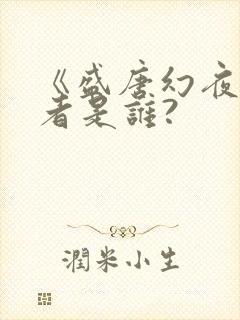 《盛唐幻夜》作者是谁?