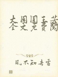 大团圆王芳高敏全文免费阅读