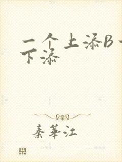 一个上添B一个下添