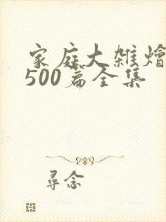 家庭大杂烩小说500篇全集