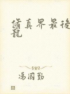 修真界最后一条龙