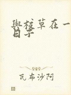 与校草在一起的日子