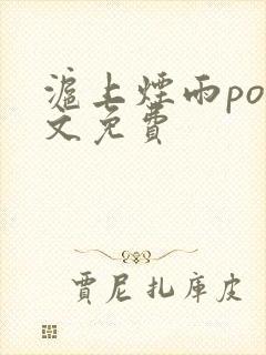 沪上烟雨po全文免费