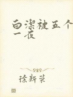 白洁被五个人玩一夜