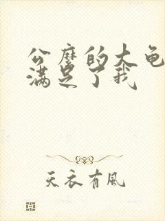 公么的大龟强大满足了我