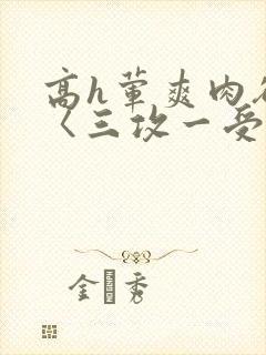 高h荤爽肉欲文〈三攻一受