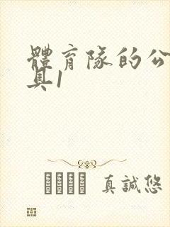 体育队的公用玩具1