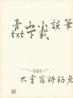 青山小说笔趣阁txt下载