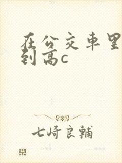 在公交车里c弄到高c