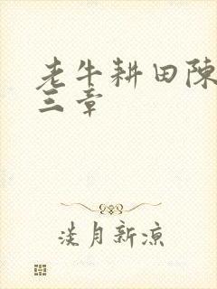 老牛耕田陈雪第三章