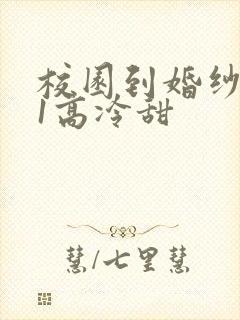 校园到婚纱1V1高冷甜