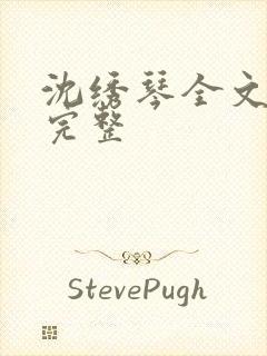 沈绣琴全文阅读完整